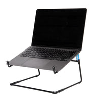 R-Go Tools Laptopständer R-Go Steel Office, kompatibel für 10- 22 Zoll Laptops, schwarz