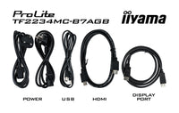 iiyama ProLite TF2234MC-B7AGB Computerbildschirm 54,6 cm (21.5") 1920 x 1080 Pixel Full HD LED Touchscreen Multi-Nutzer Schwarz