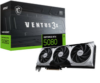 MSI VENTUS GEFORCE RTX 5080 16G 3X OC PLUS Grafikkarte NVIDIA 16 GB GDDR7