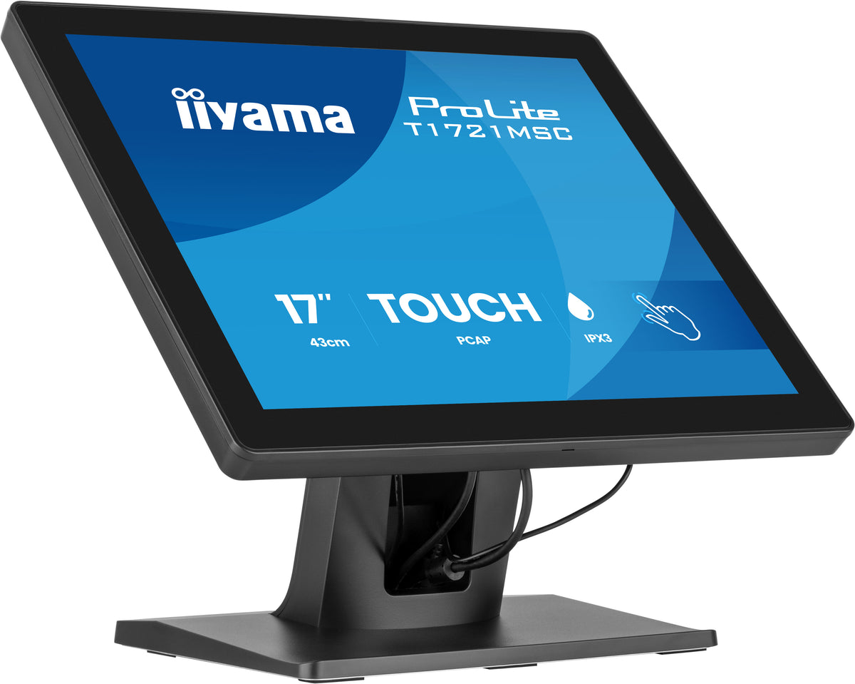 iiyama ProLite T1721MSC-B3 Écran d'ordinateur 43,2 cm (17") 1280 x 1024 pixels SXGA Tactile Bureau Noir