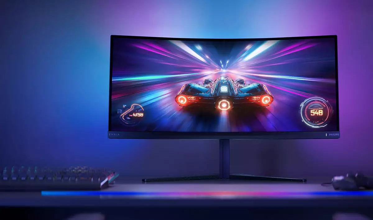 Philips Evnia 6000 34M2C6500/00 Computerbildschirm 86,4 cm (34") 3440 x 1440 Pixel Wide Quad HD QD-OLED Grau