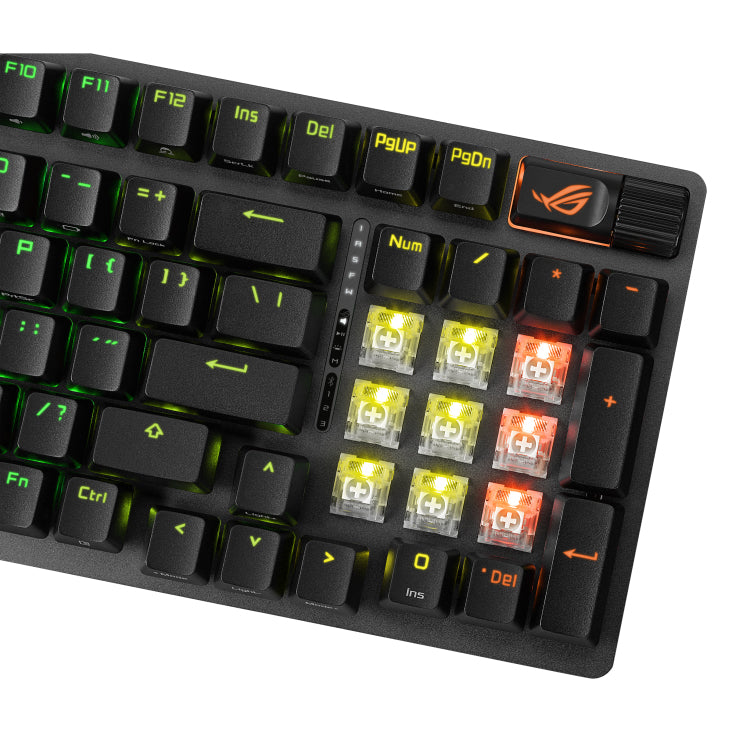 ASUS ROG Strix Scope II 96 Wireless Tastatur Gaming USB + RF Wireless + Bluetooth AZERTY Französisch Schwarz