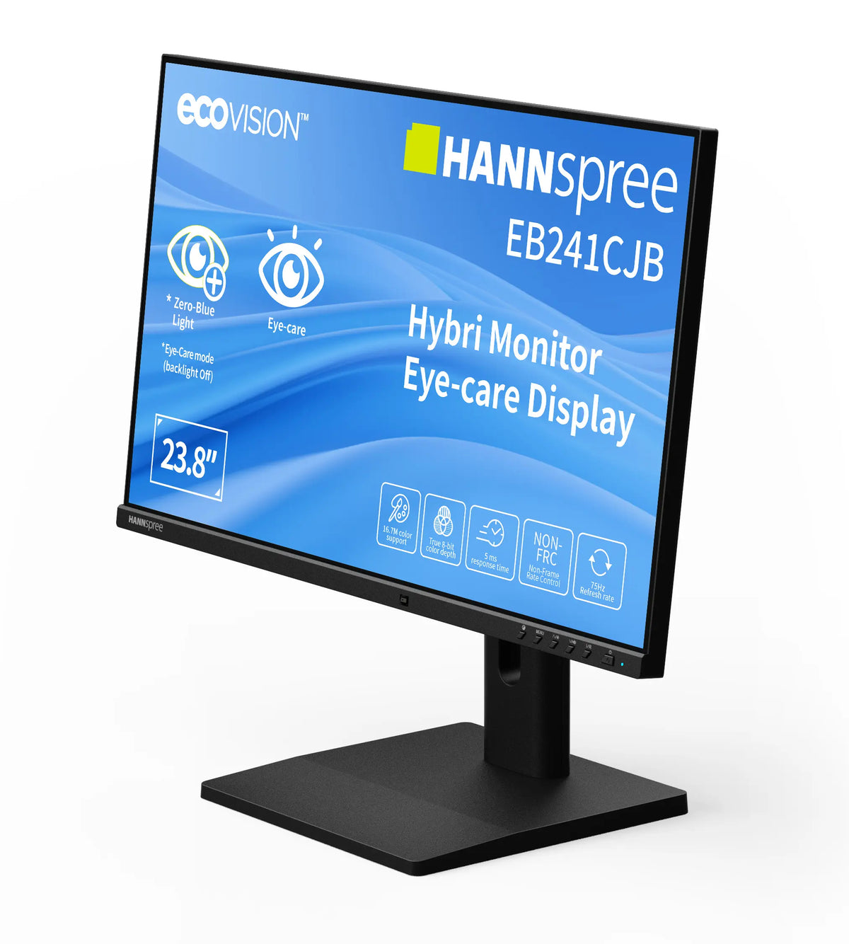 Hannspree Hybri Monitor EB241CJB Computerbildschirm 60,5 cm (23.8") 1920 x 1080 Pixel Full HD LCD Schwarz