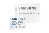 Samsung EVO Plus microSD-Speicherkarte (2024) (inkl. SD Adapter) - 256 GB