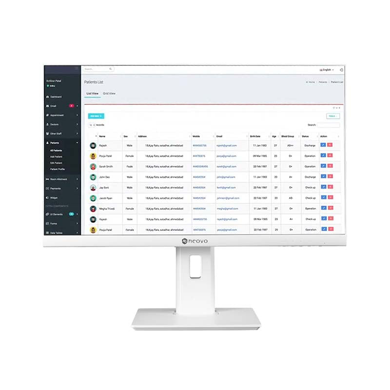 AG Neovo ME-2701 Computerbildschirm 68,6 cm (27") 1920 x 1080 Pixel Full HD LCD Weiß