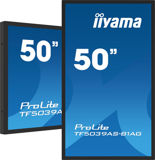 iiyama TF5039AS-B1AG Computerbildschirm 125,7 cm (49.5") 3840 x 2160 Pixel 4K Ultra HD LED Touchscreen Schwarz