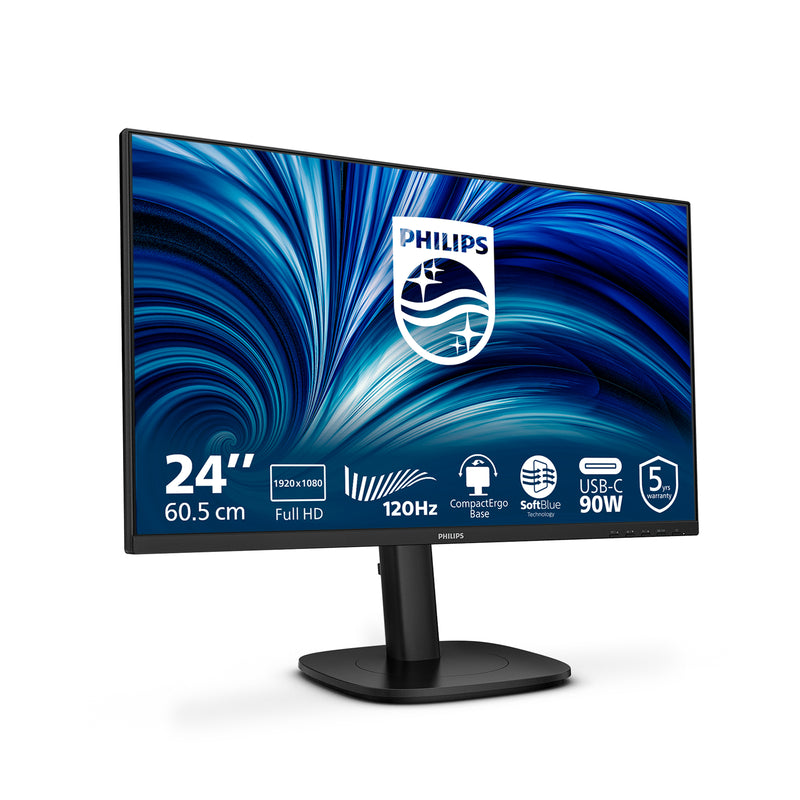Philips 3000 series 24B2U3301/00 Computerbildschirm 60,5 cm (23.8") 1920 x 1080 Pixel Full HD LCD Schwarz