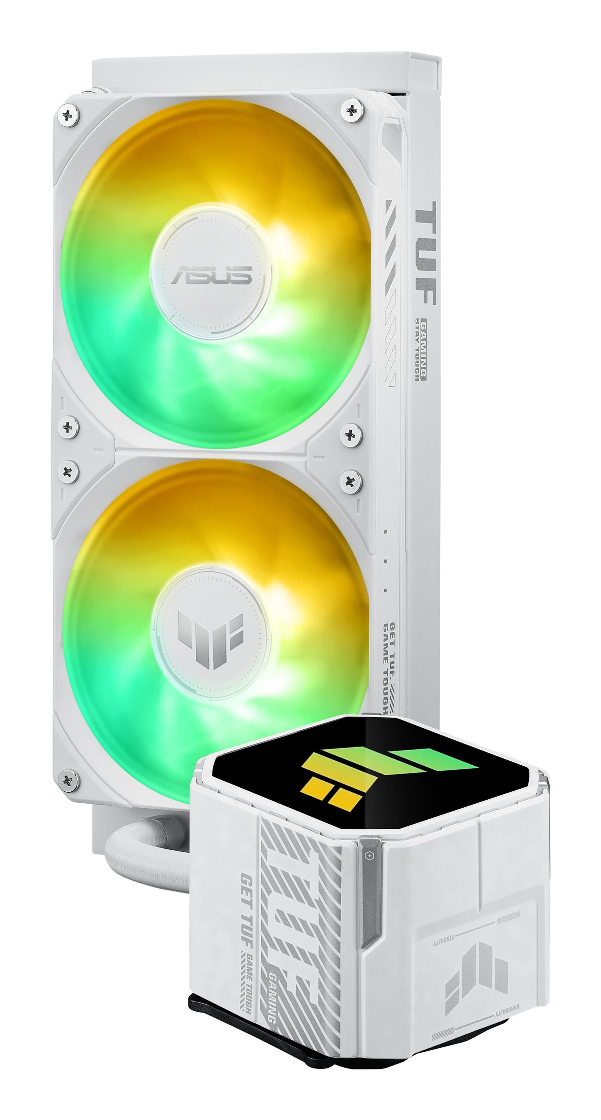 ASUS TUF GAMING LC III 240 ARGB WHT Prozessor All-in-One-Flüssigkeitskühler 12 cm Weiß