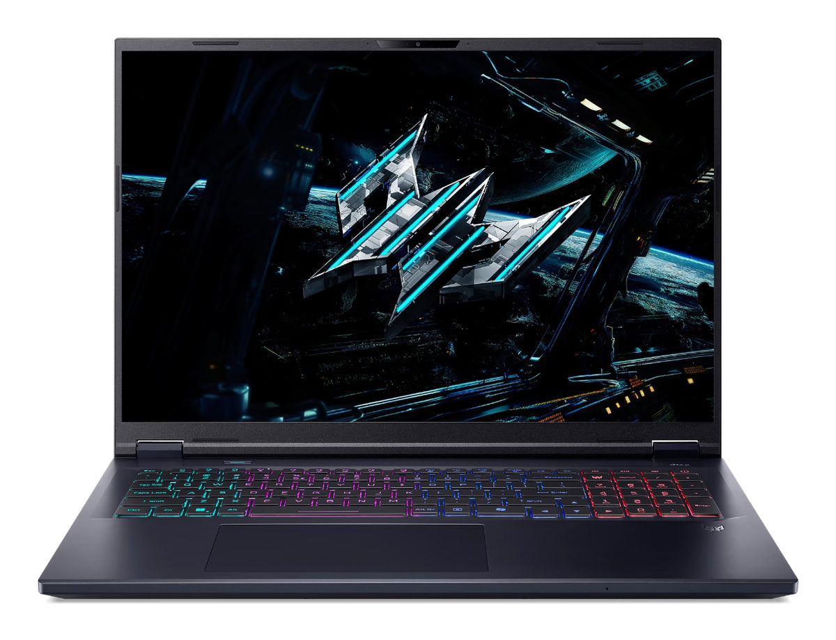 Acer Predator PHN18-72-94HW Intel Core Ultra 9 275HX Laptop 45,7 cm (18") WQXGA 64 GB DDR5-SDRAM 2 TB SSD NVIDIA GeForce RTX 5070 Ti Wi-Fi 6E (802.11ax) Windows 11 Home Deutsch Schwarz