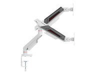 Equip 17"-35" Gaming-Doppelmonitor-Tischhalterung