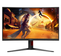AOC G4 C32G4Z Computerbildschirm 80 cm (31.5") 1920 x 1080 Pixel Full HD LCD Schwarz, Rot
