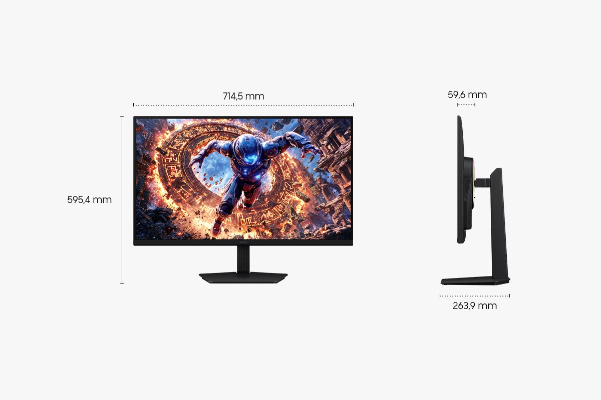 Samsung 32" Odyssey G8 (G80HS) 6K 165Hz / 3K 330Hz Gaming Monitor