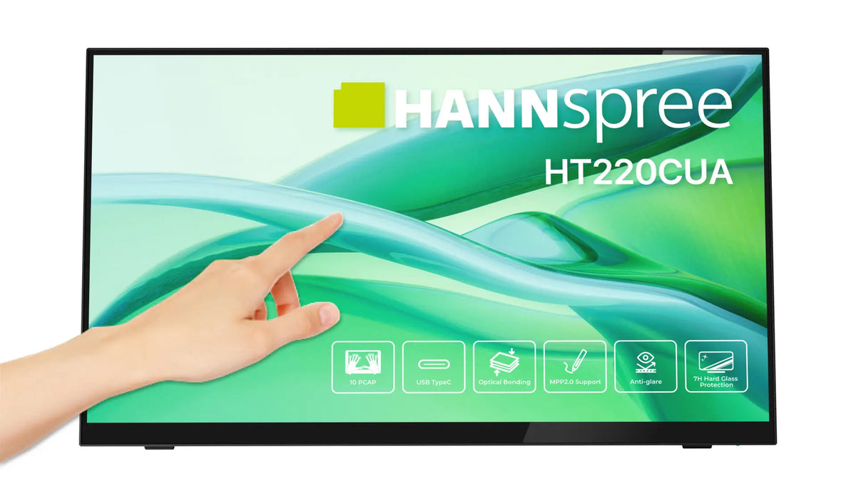 Hannspree HT220CUA Écran d'ordinateur 54,5 cm (21.4") 1920 x 1080 pixels Full HD LED Écran tactile Noir