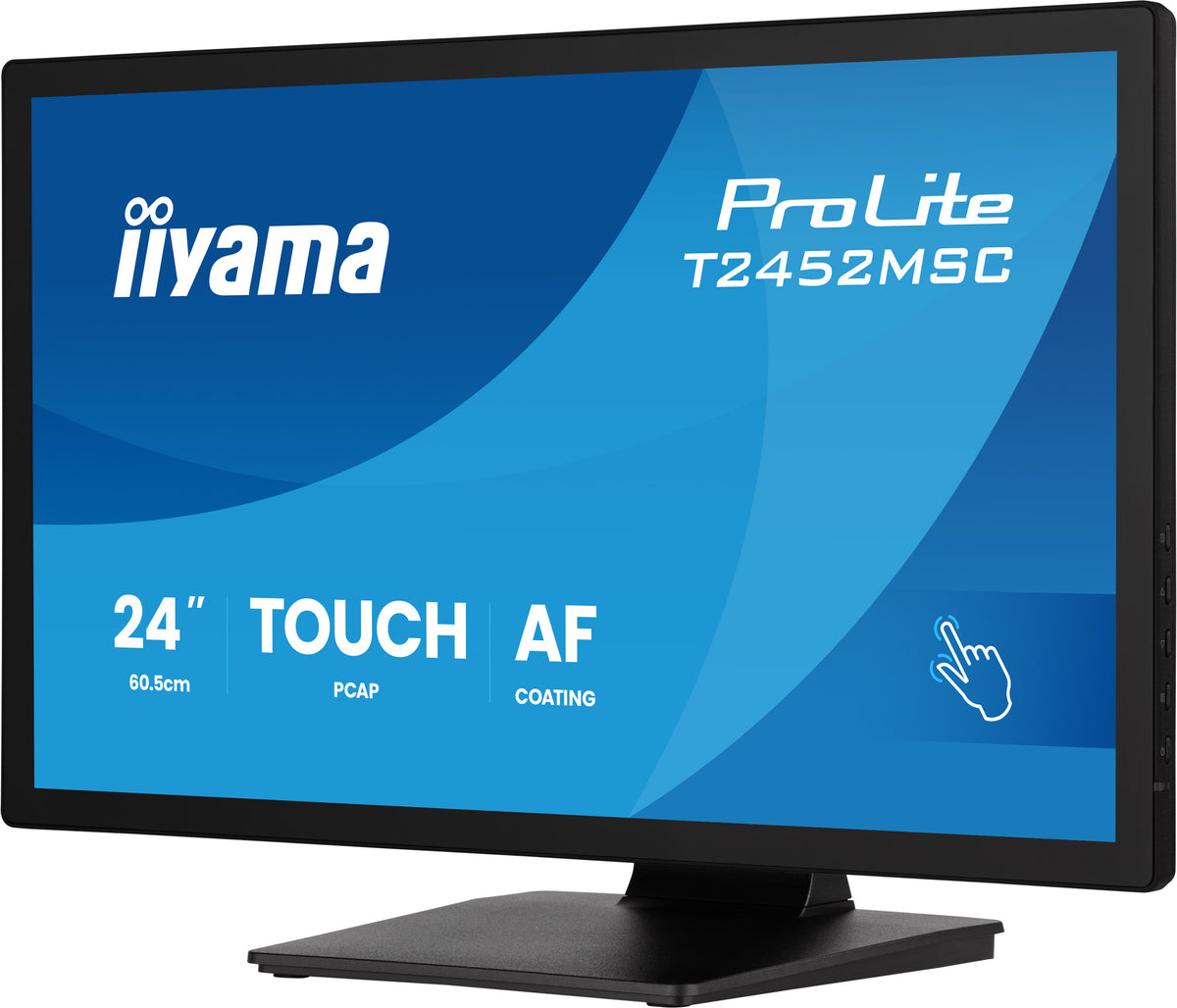 iiyama ProLite T2452MSC-B2 Computerbildschirm 61 cm (24") 1920 x 1080 Pixel Full HD Touchscreen