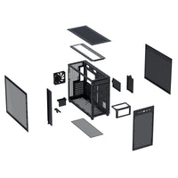 ASUS PRIME AP303 TG Black Midi Tower Schwarz