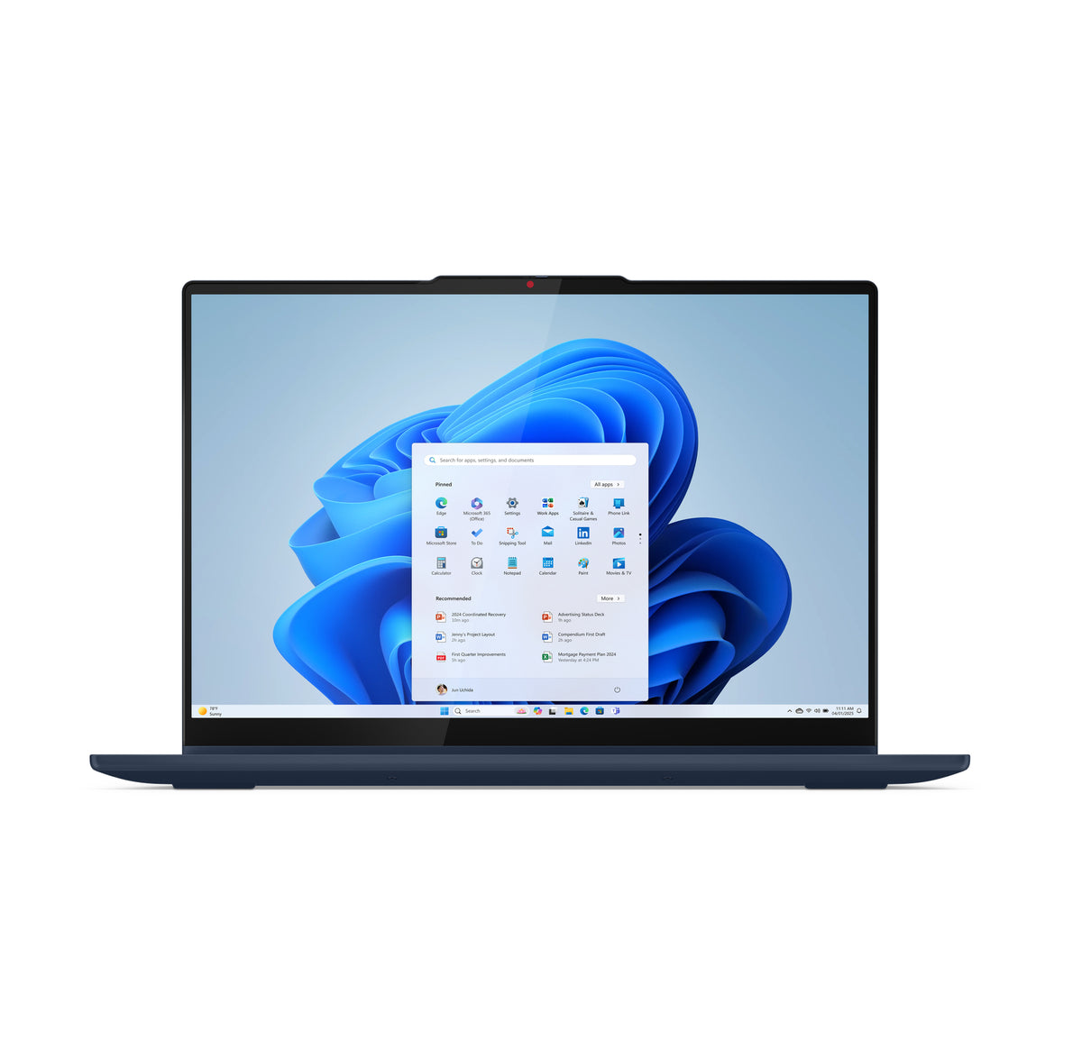 Lenovo IdeaPad 5 2-in-1 16IAL10 Intel Core Ultra 5 225U Hybrid (2-in-1) 40,6 cm (16") Touchscreen WUXGA 16 GB LPDDR5x-SDRAM 512 GB SSD Wi-Fi 6 (802.11ax) Windows 11 Home Schweiz Blau