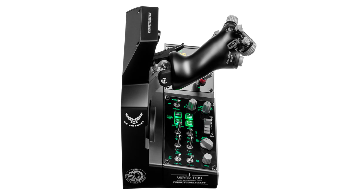 Thrustmaster Viper TQS Mission Pack Schwarz USB Flugsimulation Analog / Digital PC