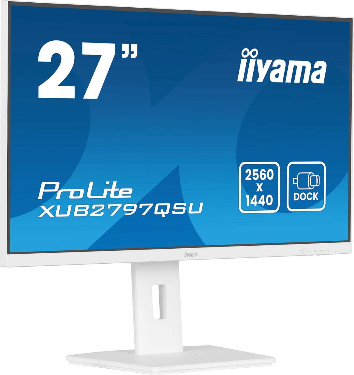 iiyama ProLite XUB2797QSU-W2 Computerbildschirm 68,6 cm (27") 2560 x 1440 Pixel Quad HD LED Weiß