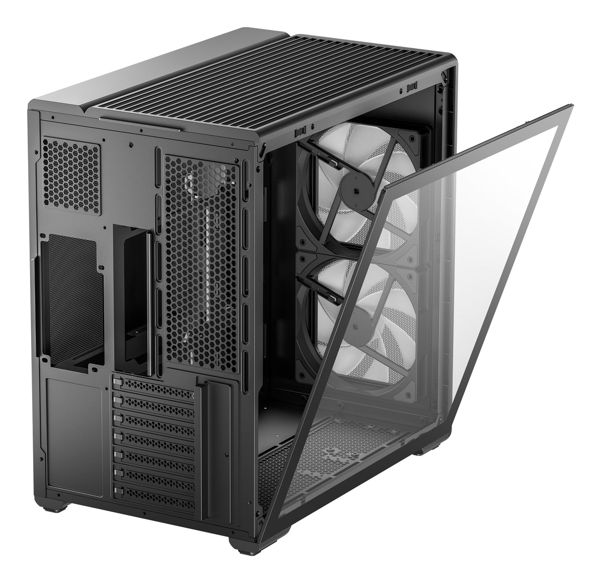 DeepCool CG590 MESH 2F Midi Tower Schwarz