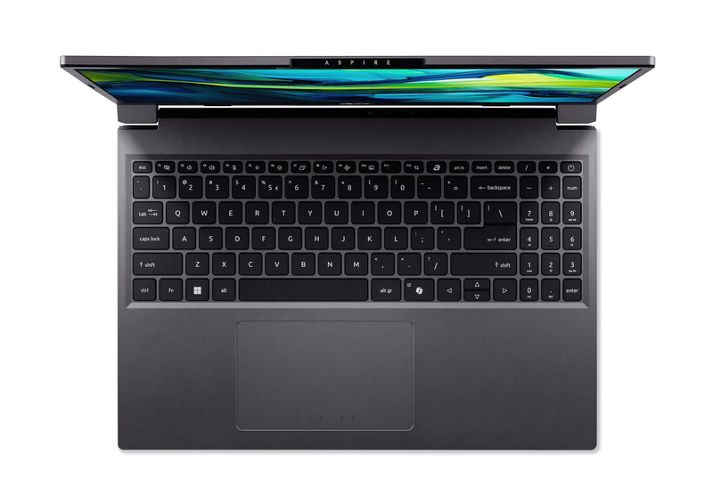 Acer Aspire Go 15 AG15-51P-72QD Intel® Core™ i7 i7-1355U Laptop 38,9 cm (15.3") WUXGA 16 GB DDR5-SDRAM 512 GB SSD Wi-Fi 6 (802.11ax) Windows 11 Home Grau