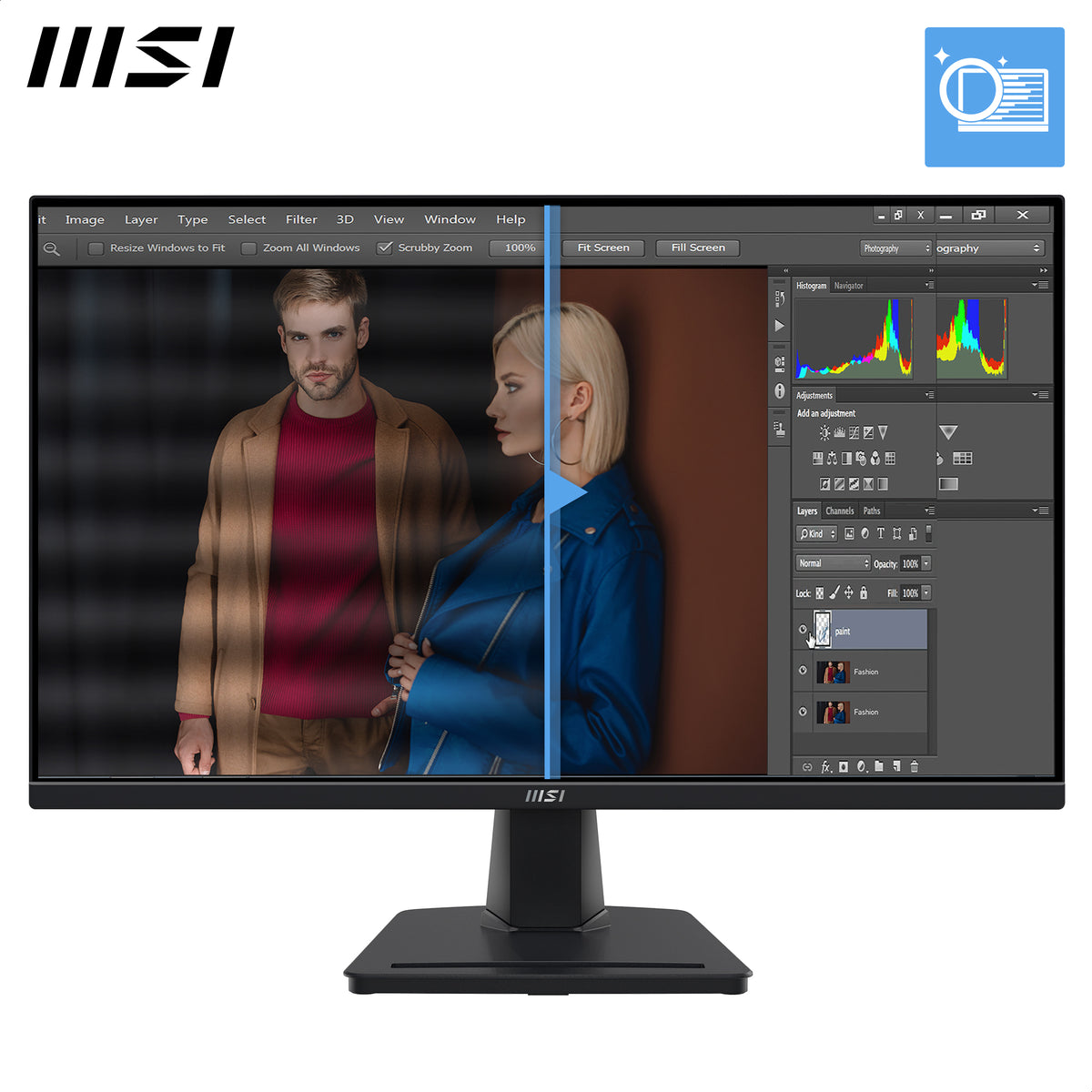 MSI Pro MP245G Computerbildschirm 60,5 cm (23.8") 1920 x 1080 Pixel Full HD LCD Schwarz