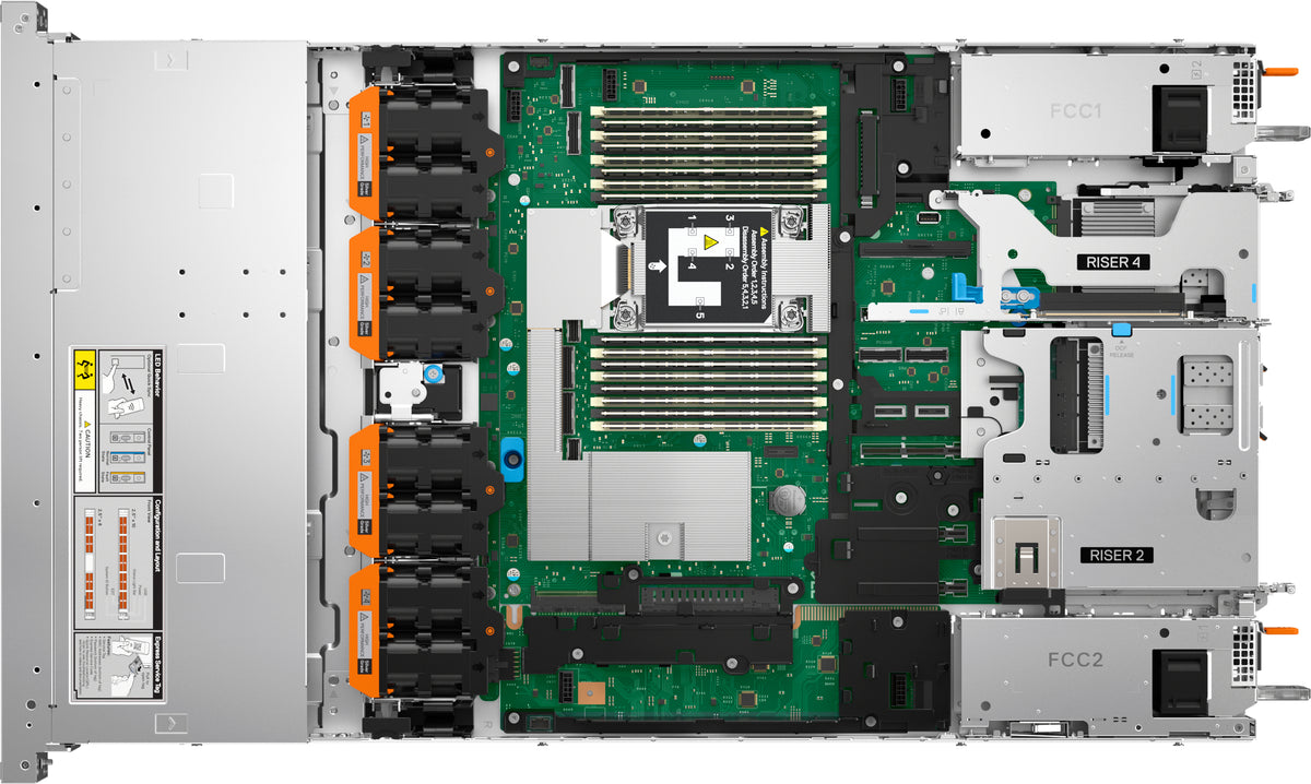 DELL PowerEdge R470 Server 480 GB Rack (1U) Intel Xeon 6 6507P 3,5 GHz 32 GB DDR5-SDRAM 1100 W