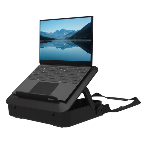 Fellowes BREYTA LAPTOP STAND CARRY CASE BLACK 35,6 cm (14") Hartschalenkoffer Schwarz