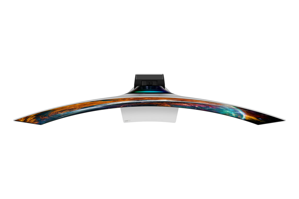 Samsung G95SC Computerbildschirm 124,5 cm (49") 5120 x 1440 Pixel Dual QHD OLED Silber