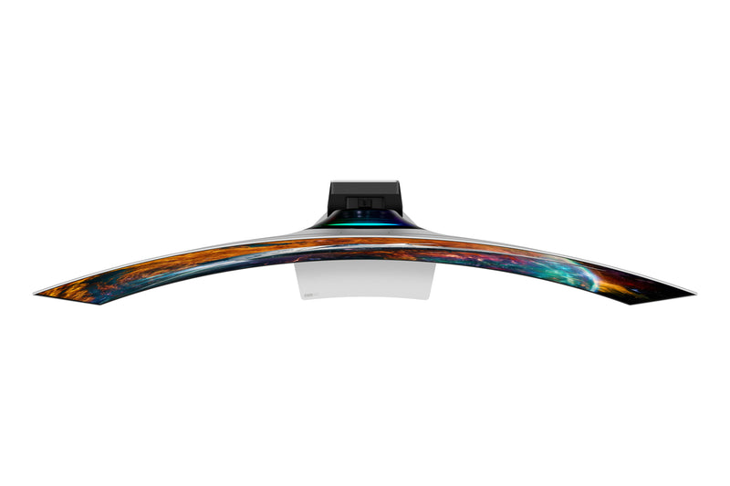 Samsung G95SC Computerbildschirm 124,5 cm (49") 5120 x 1440 Pixel Dual QHD OLED Silber