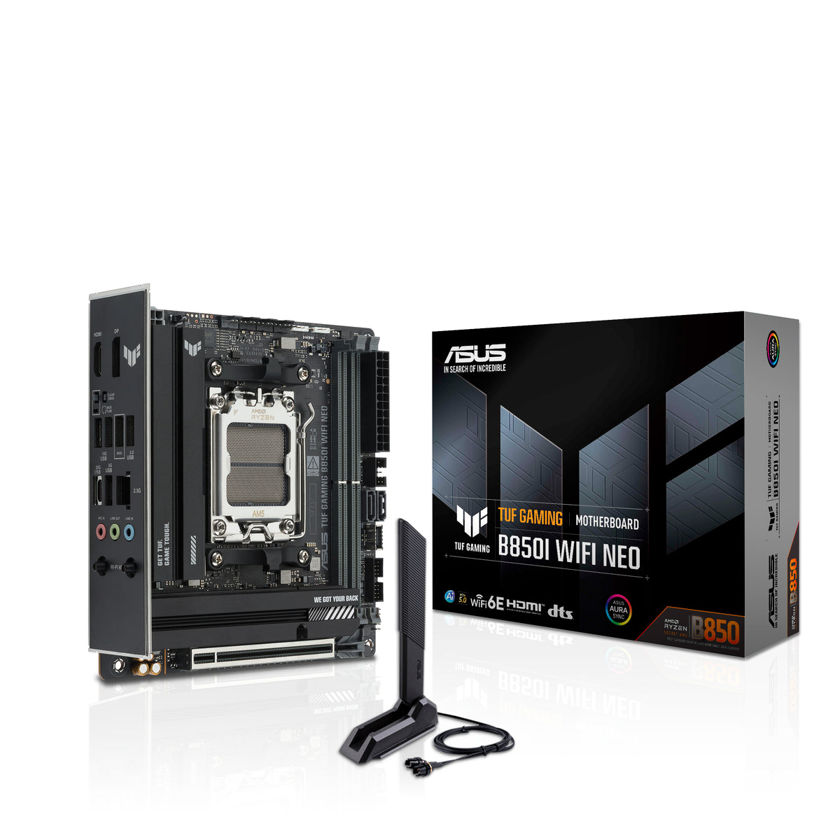 ASUS TUF GAMING B850I WIFI NEO AMD B850 Sockel AM5 mini ITX