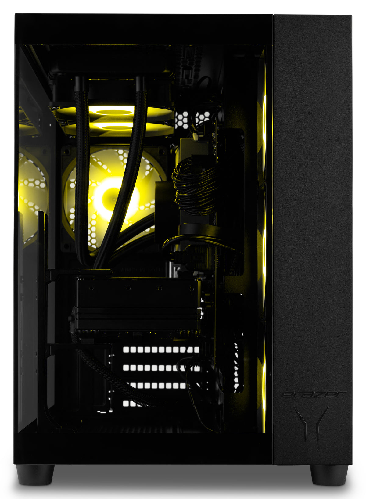 ERAZER Tank X15 (MD 340129) AMD Ryzen™ 7 7800X3D 32 GB DDR5-SDRAM 2 TB SSD NVIDIA GeForce RTX 5070 Windows 11 Home Tower PC Schwarz