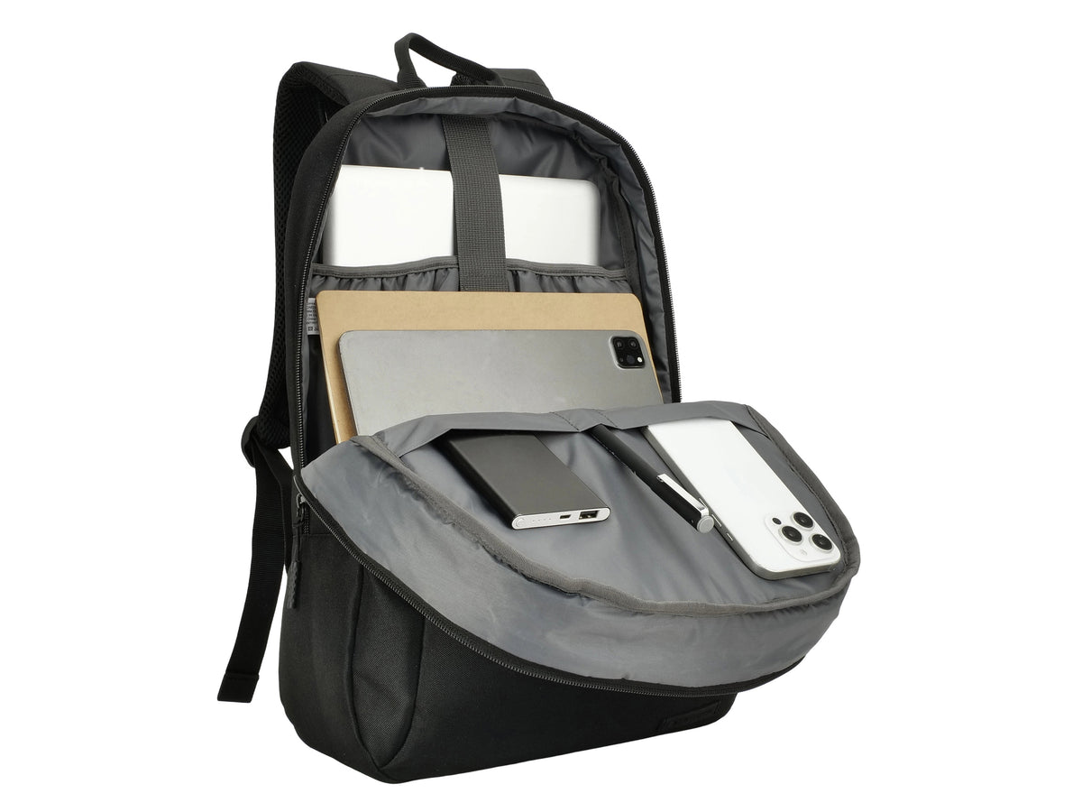 Sac à dos pour ordinateur portable Conceptronic CAEDIX01B 15,6", Sac à dos pour ordinateur portable 15,6 pouces, Sac à dos de voyage professionnel pour ordinateurs portables 13/14/15,6 pouces, fabriqué à partir de matériaux recyclés