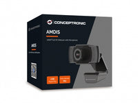 Conceptronic AMDIS 1080P Full HD-Webcam mit Mikrofon