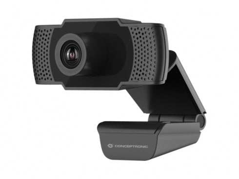 Conceptronic AMDIS 1080P Full HD-Webcam mit Mikrofon