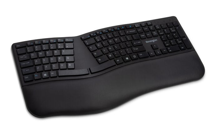 Kensington ProFit Ergo Wrlss Tastatur Universal RF kabellos + USB AZERTY Französisch Schwarz
