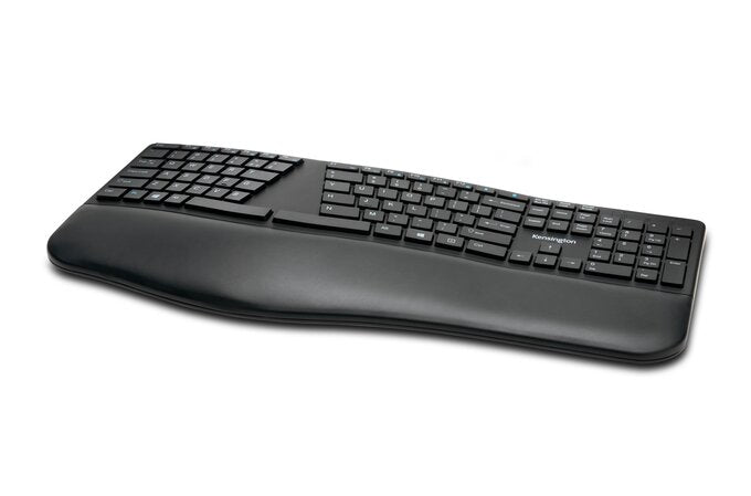 Kensington ProFit Ergo Wrlss Tastatur Universal RF kabellos + USB AZERTY Französisch Schwarz