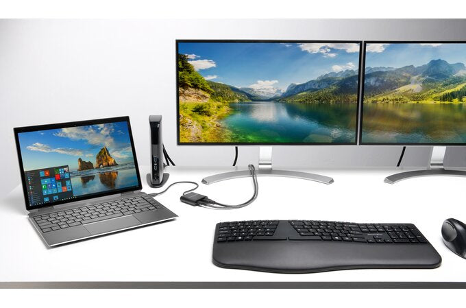 Kensington ProFit Ergo Wrlss Tastatur Universal RF kabellos + USB AZERTY Französisch Schwarz
