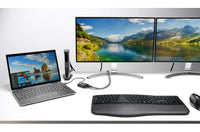 Kensington ProFit Ergo Wrlss Tastatur Universal RF kabellos + USB AZERTY Französisch Schwarz