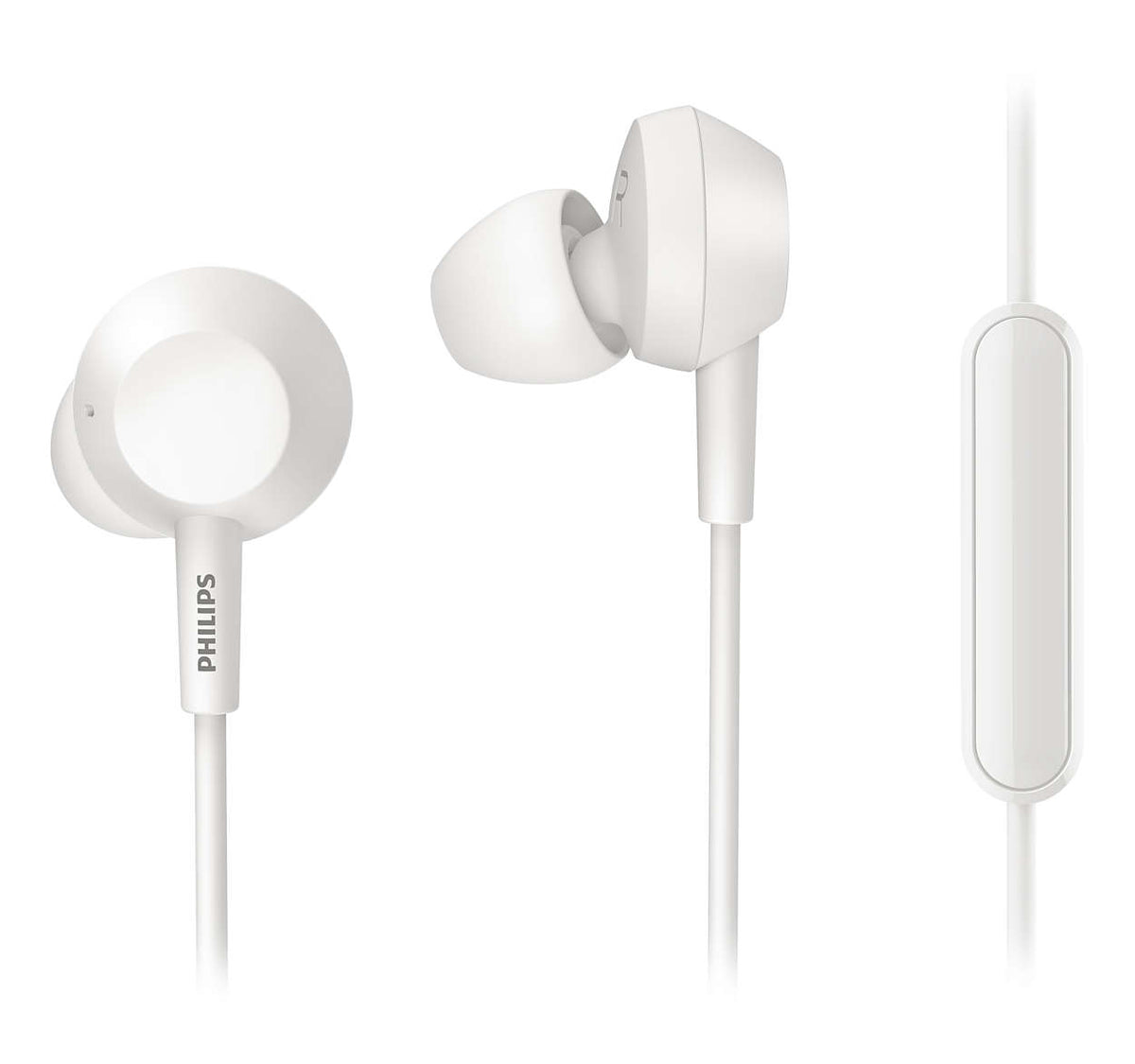 Philips 3000 series TAE4105WT/00 Kopfhörer & Headset Kabelgebunden im Ohr Anrufe/Musik Weiß
