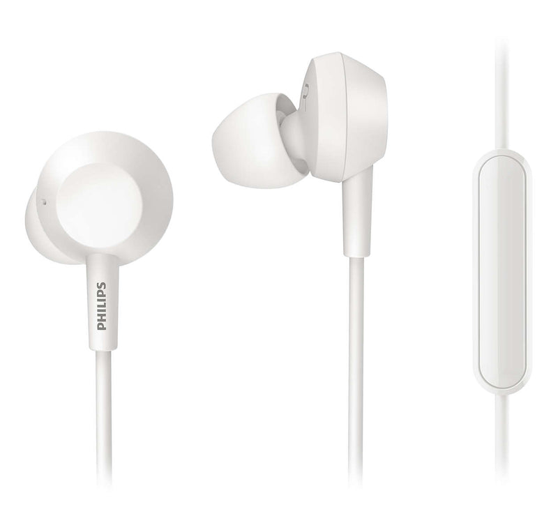 Philips 3000 series TAE4105WT/00 Kopfhörer & Headset Kabelgebunden im Ohr Anrufe/Musik Weiß