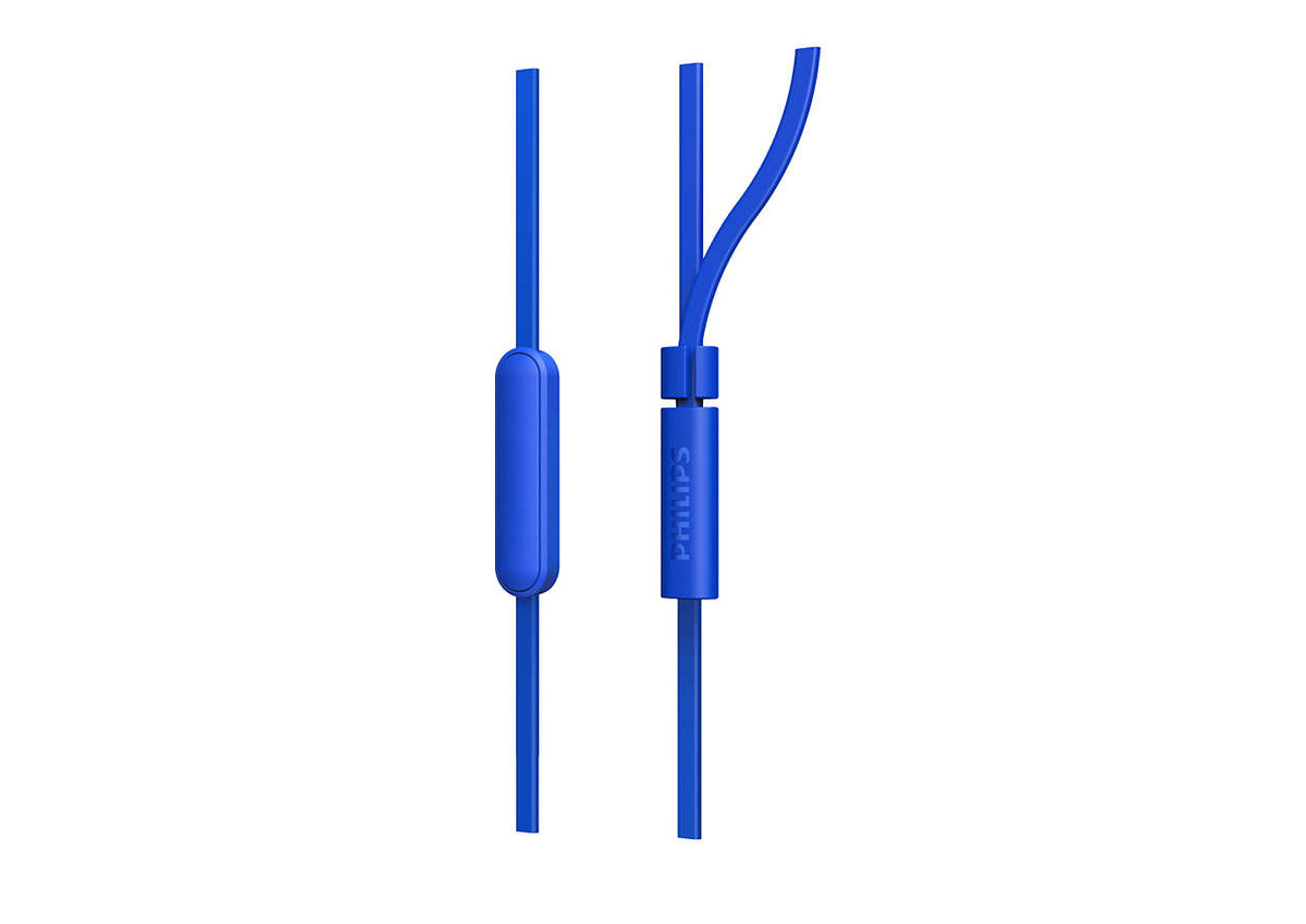 Philips TAE1105BL/00 Kopfhörer & Headset Kabelgebunden im Ohr Anrufe/Musik Blau