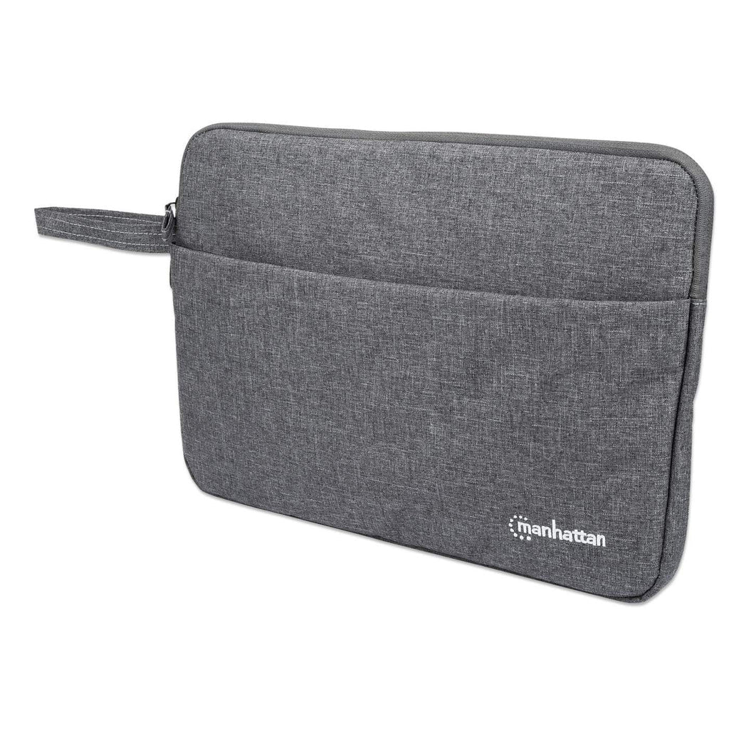 Manhattan Seattle Housse d'ordinateur portable 14,5", Housse de protection pour ordinateurs portables jusqu'à 14,5", chargement par le haut, rembourrage premium, résistant à l'eau, un compartiment intérieur, une poche frontale, anthracite