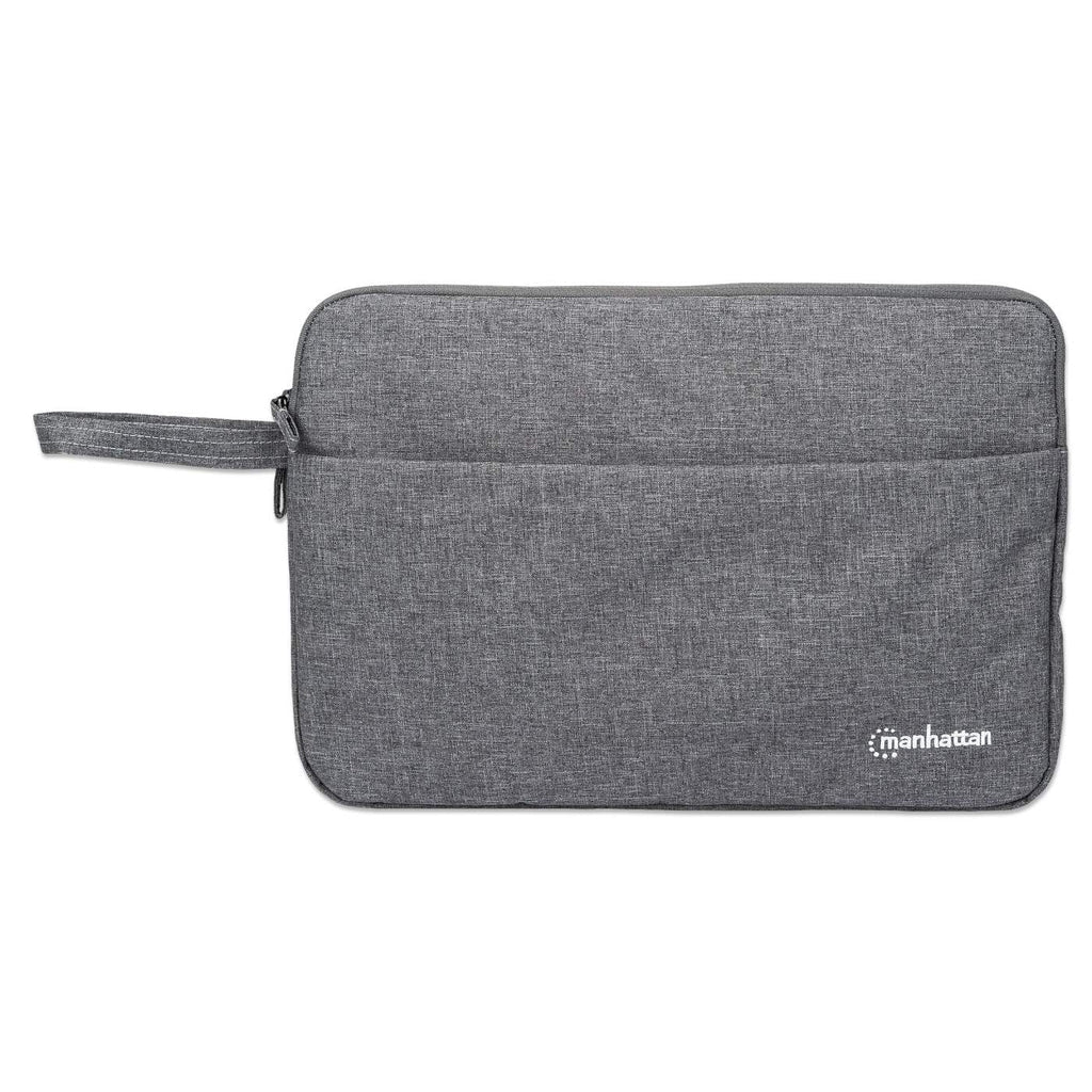 Manhattan Seattle Housse d'ordinateur portable 14,5", Housse de protection pour ordinateurs portables jusqu'à 14,5", chargement par le haut, rembourrage premium, résistant à l'eau, un compartiment intérieur, une poche frontale, anthracite