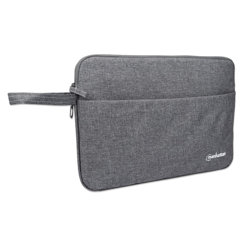 Manhattan Seattle Notebook Sleeve 14,5", Schutzhülle für Notebooks bis zu 14,5", Top Load, Premiumpolsterung, wasserfest, ein Innenfach, ein Frontfach, anthrazit