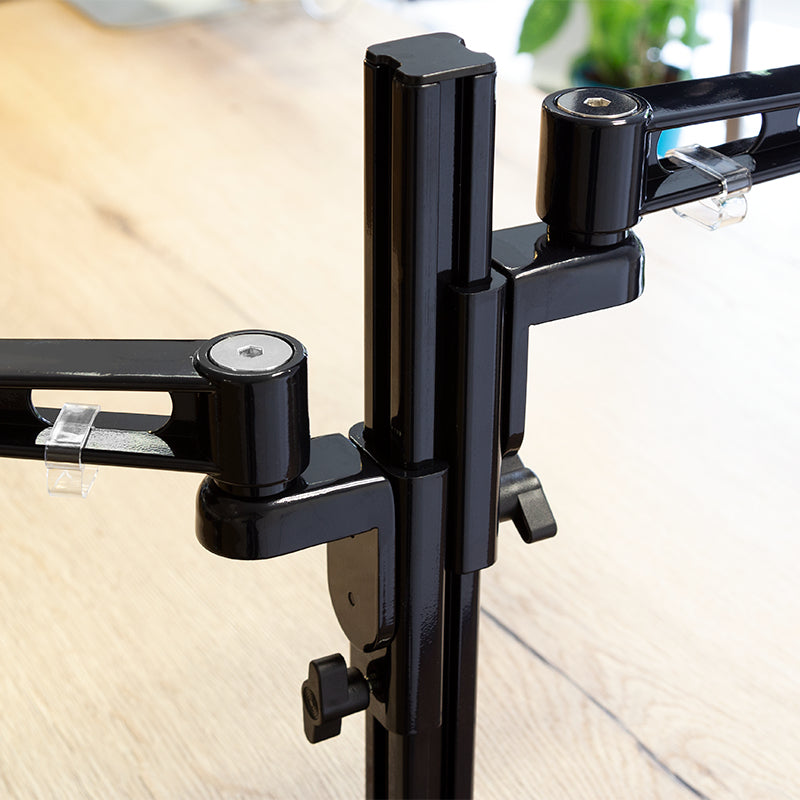 LogiLink BP0074 Flachbildschirm-Tischhalterung 66 cm (26") Tisch/Bank Schwarz