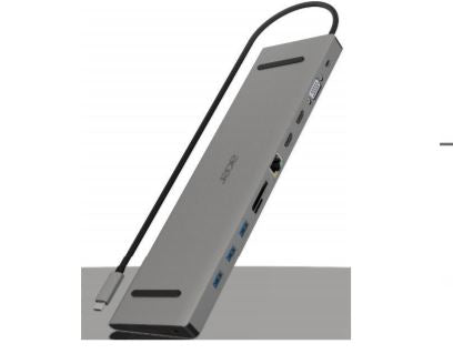 Acer ACG-DCK-C-1 Filaire USB 3.2 Gen 1 (3.1 Gen 1) Type-C Gris