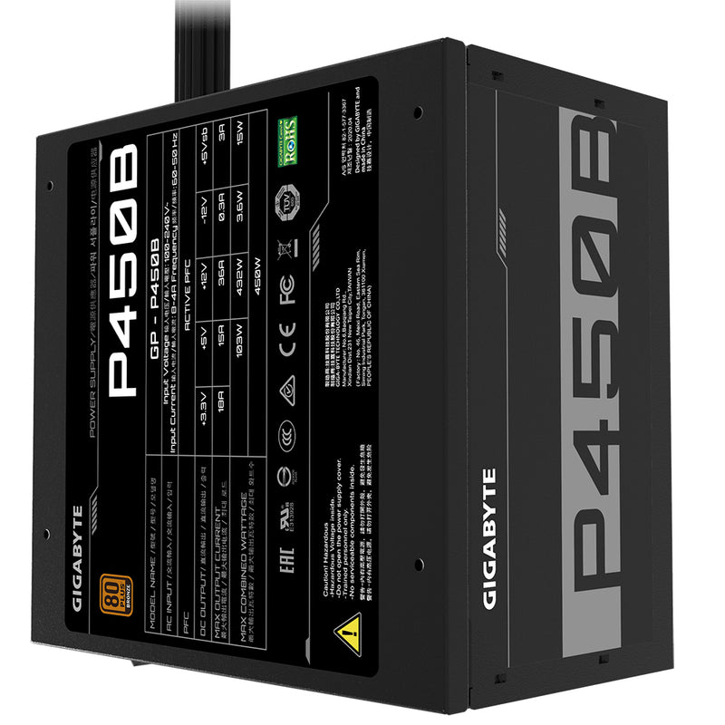 GIGABYTE P450B Netzteil 450 W 20+4 pin ATX ATX Schwarz