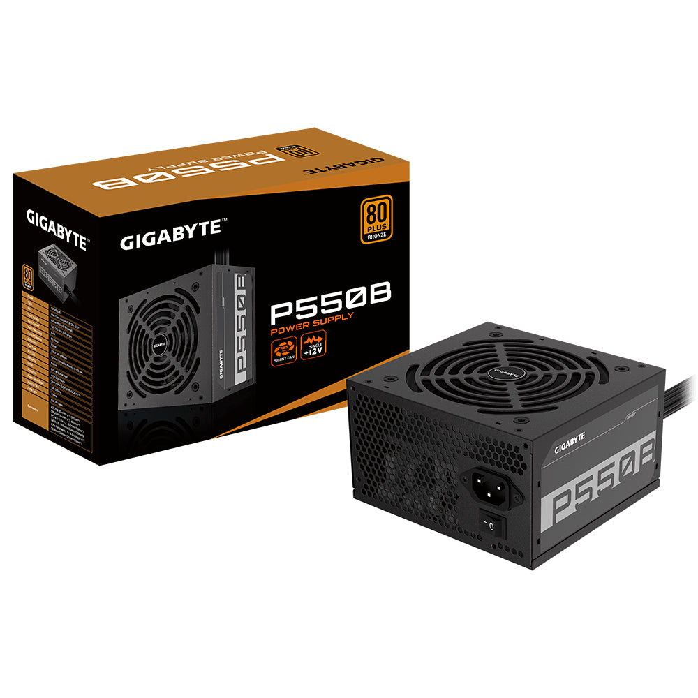 GIGABYTE P550B Netzteil 550 W 20+4 pin ATX ATX Schwarz