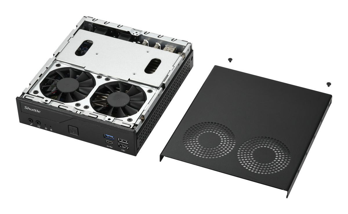 Shuttle XPС slim DH610V2 PC/Workstation Barebone 1,35 l großer PC Schwarz Intel H610 LGA 1700