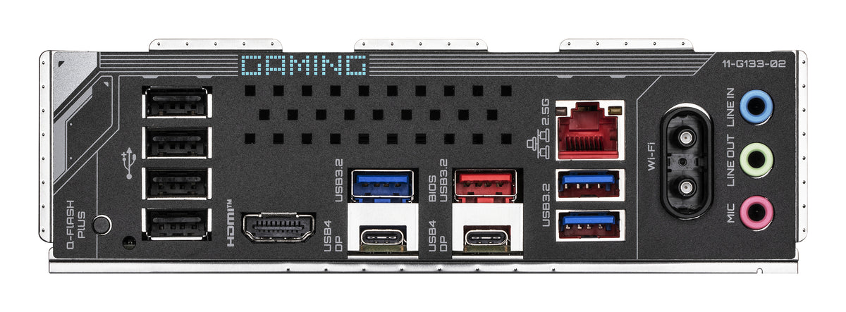 GIGABYTE X870 GAMING X WIFI7 Mainboard - Unterstützt AMD Ryzen 9000 CPUs, 16+2+2 Phasen VRM, bis zu 8000MHz DDR5 (OC), 1xPCIe 5.0 + 2xPCIe 4.0, Wi-Fi 7, 2.5GbE LAN, USB 4